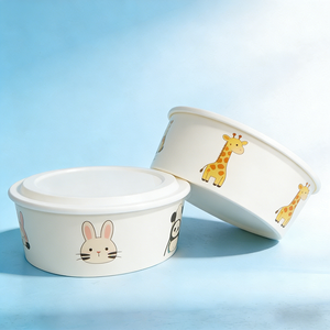 Ciotola in Carta Kraft per Asporto con Logo Personalizzato Stampato Vendita Calda Microondabile per Zuppa e Insalata con Coperchio - Product Image 2