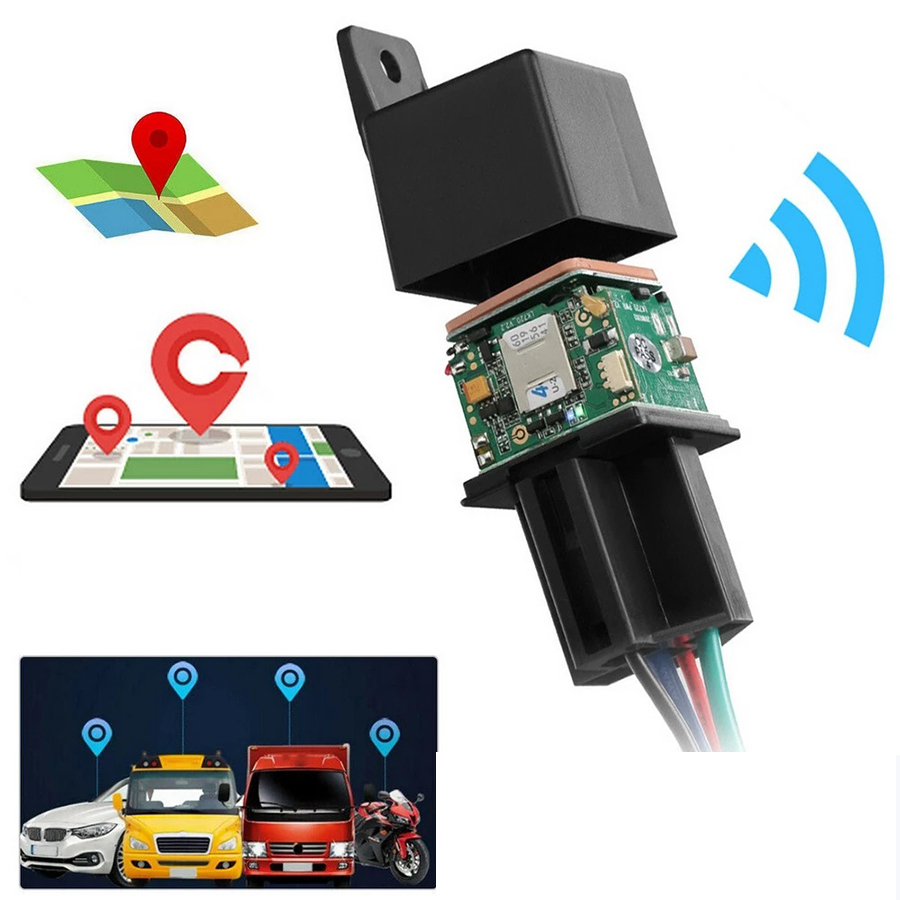 Gps-трекер с релейным режимом, защитой от кражи и удаленным остановкой двигателя от бесплатного приложения и sms-реле, устройство слежения gps для автомобиля