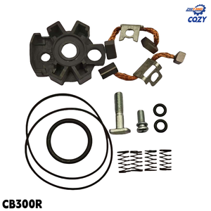 Ensemble de balais de charbon de qualité originale pour moto CB300R, support de balais de charbon pour moteur <span class=keywords><strong>Honda</strong></span> CB300R, pièces de moto de rue - Product Image 1
