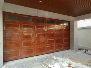 <span class=keywords><strong>Porte</strong></span> de <span class=keywords><strong>garage</strong></span> en acier galvanisé de conception moderne Construction en acier de niveau élevé Caractéristiques imperméables Automatisation manufacturée finie - Product Image 4