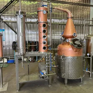 Boben Gin Distillery/damıtma/Pot hala kırmızı bakır Pot viski hala alkol stills damıtma makinesi viski distillery