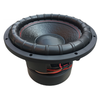 Subwoofers de compétition SPL 3000W RMS de 12/15/18 pouces avec panier en aluminium, double bobine vocale, puissant pour l'audio automobile