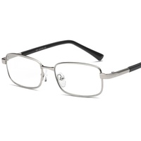Lunettes de Lecture Classiques Ultra-légères Anti-Lumière Bleue, Monture Intégrale en Résine pour Hommes et Femmes, Lunettes de Lecture à Monture Métallique Durables