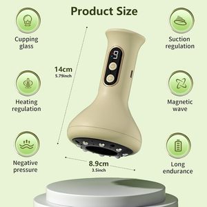 NOUVEAU Massage électrique chauffant par <span class=keywords><strong>moxibustion</strong></span> Massage à main Pétrissage du ventre Frottement Artifact Body Vibration Abdominal <span class=keywords><strong>Massager</strong></span> - Product Image 4