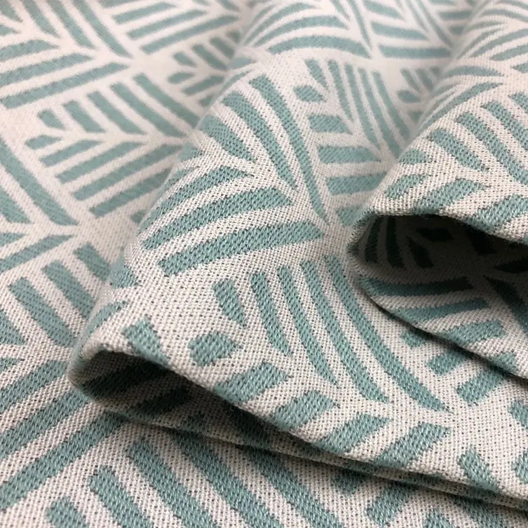 هولندا عادي محكم اليابانية الغزل مصبوغ جديد تصاميم أريكة من قماش الجاكار النسيج الهندسي