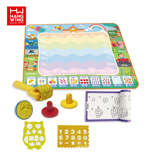 Toile <span class=keywords><strong>magique</strong></span> à l'eau HW pour enfants, couverture de peinture et d'écriture, graffiti à l'eau transparente, jouet éducatif pour l'apprentissage précoce, apprentissage des motifs - Product Image 3