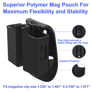 <span class=keywords><strong>Owb</strong></span> Polymeer Dubbel Magazijn <span class=keywords><strong>Holster</strong></span> Voor 45 Dual Stack Magazines - Product Image 5