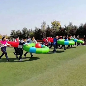 Jeu de sport interactif raquette de tennis jeu de course construction d'équipe gonflable intéressante coopération en équipe raquette de tennis gonflable - Product Image 2