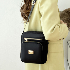 Women's Crossbody Bag Oxford Cloth Water Resistant Vertical Square Zipper Closure Everyday Use - Product Image 2