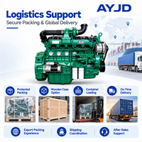 Moteur diesel 6 cylindres en ligne Enduring CM6D 350KW 11,8L Euro 6 refroidi par eau 4 temps pour les opérations d'usines de transformation industrielle