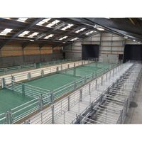 Structure en acier préfabriquée pour abri de bétail, de poulets, de moutons et de chèvres