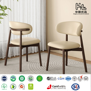 Silla <span class=keywords><strong>de</strong></span> comedor moderna <span class=keywords><strong>de</strong></span> lino <span class=keywords><strong>de</strong></span> madera maciza con tapicería <span class=keywords><strong>de</strong></span> tela para el hogar o el hotel/Villa directamente <span class=keywords><strong>de</strong></span> fábrica - Product Image 2