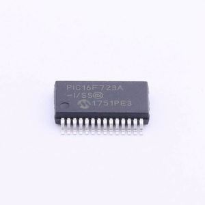 MCU 8 bits PIC16 PIC RISC 7KB Flash 2.5V/3.3V/5V 28 broches SSOP Tube - Rail/Tube PIC16F723A-I/SS - Product Image 1