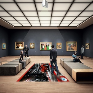 Máy Chiếu Thương Hiệu Và Máy Tính <span class=keywords><strong>Mini</strong></span> Để Hiển Thị Các Trò Chơi Trên Sàn Tương Tác - Product Image 3