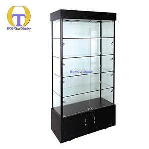 Hiện đại LED chiếu sáng Board Glass hiển thị trường hợp cho khói cửa hàng thiết kế thuốc lá cửa hàng <span class=keywords><strong>Showcase</strong></span> Tủ hiển thị - Product Image 5