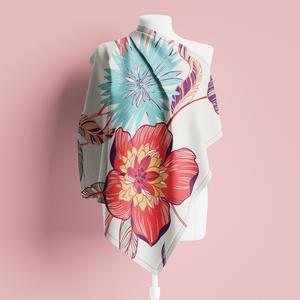 Nouveaux motifs floraux populaires, tissu en coton biologique léger imprimé numériquement pour sacs, chemises, jouets, filles, garçons - Product Image 1