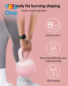 TopOne femmes dames hanches façonnage sable Kettlebell Squat musculation rose doux bouilloire cloche - Product Image 2