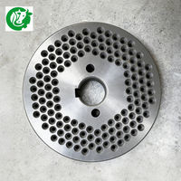 Pièces de rechange neuves pour moulin à granulés d'aliments en acier au chrome-manganèse, plaque à matrice plate modèle 150, diamètre du trou de 4 mm, capacité de 90-150 kg/h, marque NH