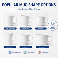 Ensemble de tasses à café en porcelaine fine personnalisées, usine OEM/ODM, anti-fuite, pour hôtel, restaurant, café, cadeau, vente au détail, marque, vente en gros