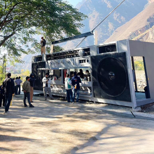 Fonografo di grandi dimensioni, FOOD Bus, bar creativo Mobile, strada commerciale all'aperto, flusso di traffico, CHECK-IN e carrozza ristorante - Product Image 6