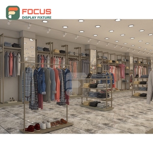 Servicio de Diseño de Tiendas Minoristas a Medida, Mesa de Exhibición de Melamina para Tiendas, Diseño de Tiendas de Ropa - Product Image 2