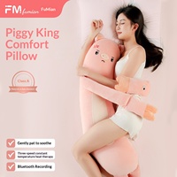 Nouvelle Peluche Chauffante Rose Cochon Roi 100cm – Coussin Apaisant pour le Sommeil, Idéal pour Enfouir les Jambes, Confortable pour Filles, en Peluche Courte