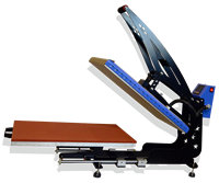 Machine manuelle de presse de la chaleur de grand format 15 "X 15" transfert de chaleur à haute pression de textile de machine de sublimation