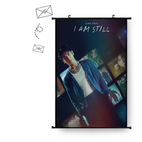 Toptan KPOP bts Boys JUNG KOOK JK ben hala fotoğraf goblen kumaş Poster JUNGKOOK asılı resimler