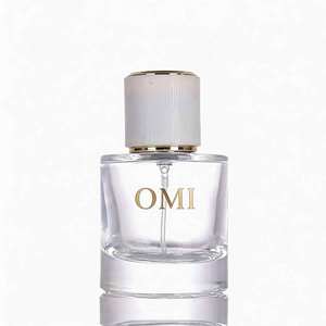 Bouteilles d'huile de parfum arabe 30ml 50ml en verre rond avec couvercle en bambou, diffuseur de voiture, usage de luxe - Product Image 4