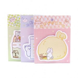 Kawaii Daily Life Series <b>Memo</b> <b>Pads</b> Korean Cute Stationery Self-Adhesive Magnetic Features PET Material for Office School Use - Product Image 4