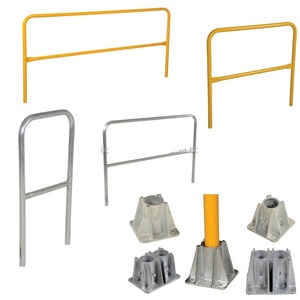 Barrière de sécurité en acier, système de fixation bidirectionnel/monodirectionnel, garde-corps portable, protection contre les chutes, barrières de sécurité pour piétons - Product Image 4