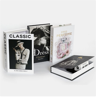 Livres décoratifs modernes de style vintage de luxe pour la décoration de table basse