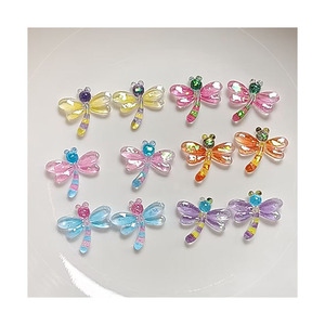 New Nail Art Trang Trí Nội Thất Rõ Ràng Nhựa Con Chuồn Chuồn Phẳng Trở Lại Cabochon Đồ Trang Sức Hạt Slime Phụ Nhà Máy Cung Cấp - Product Image 1