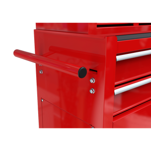 Coffre à outils roulant DB à 8 tiroirs avec roues Armoire de rangement en acier et en fer haute capacité Support OEM personnalisable -- ROUGE - Product Image 5