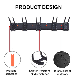 Jh-mech support <span class=keywords><strong>de</strong></span> Ski multifonction pour mur <span class=keywords><strong>de</strong></span> Garage pouvant contenir jusqu'à 5 paires-support <span class=keywords><strong>Vertical</strong></span> pour <span class=keywords><strong>planche</strong></span> <span class=keywords><strong>de</strong></span> <span class=keywords><strong>surf</strong></span> 300Ibs maximum - Product Image 5