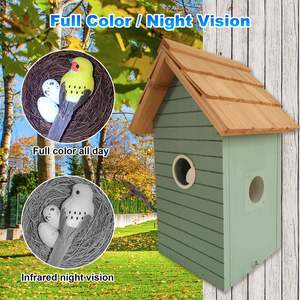 Prezzo di fabbrica 3MP Smart Bird Feeder House telecamera Wireless per esterni in legno per uccelli con fotocamera WIFI App installare 2024 vendita calda - Product Image 5