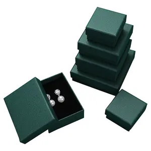 Wholesale Packaging Necklace Earrings Rings Bracelets Watch Accept Custom Comes With Sponge Four Colour Options Paper Box