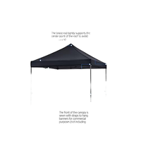 Tente de réception commerciale robuste 20x40 pour événements extérieurs, conférences, mariages, chapiteau pliable, kiosque, auvent 10x10 pour le commerce