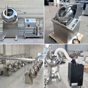 Lab Mini Tablet Film Candied Peanut Jelly Bean Copper Pan Nut Roast <b>Spray</b> Coating Machine for Price - Product Image 2