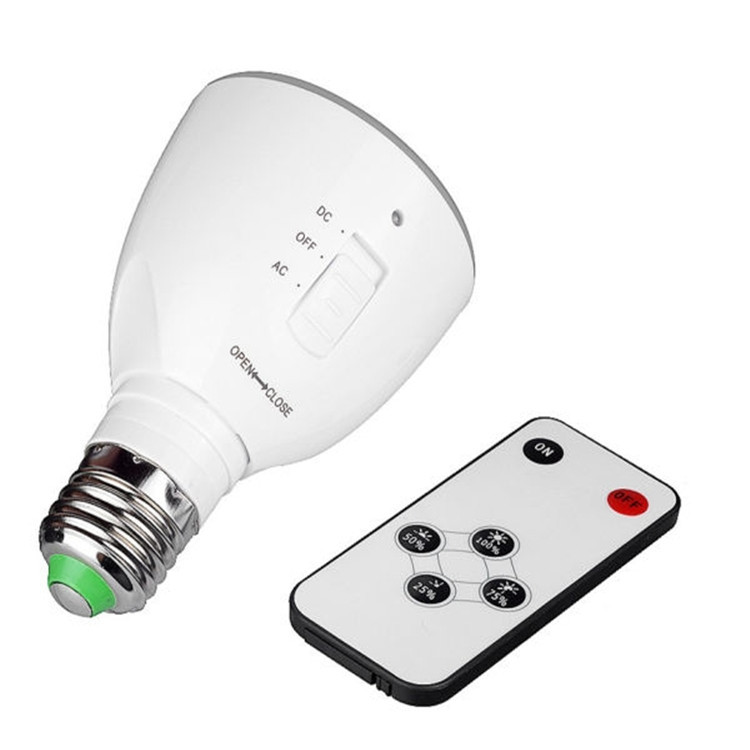 Remote control LED charging emergency lamp shell LED telescopic emergency bulb camping lamp for outdoor