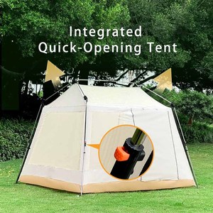 Tente de camping portable d'extérieur entièrement automatique à ouverture rapide en tissu Oxford avec poteaux en aluminium - Product Image 2