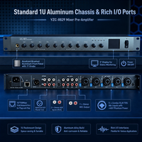 Encoder Audio IP Ethernet Profesional dengan Pre-Amp, Input Prioritas EMC, dan Output XLR Seimbang untuk Pusat Perbelanjaan