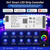 Contrôleur de bande LED Wi-Fi Tuya WB5 à connexion directe, couleur unique/CCT/RGB/RGBW/RGBCW