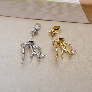 Collar de Plata S925 con Colgante de Perla Barroca y Diseño de Linterna, Accesorio de Joyería DIY para Mujer, 4446 - Product Image 1