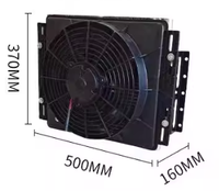 Sistem AC Mobil Universal 12V di Bawah Dasbor, Pendingin Udara Elektrik 12V untuk Truk, RV, Van, Mobil & Excavator