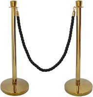 Support de poteau de corde de queue pour la barrière de queue supérieure de couronne uniforme pour la station de chemin de fer