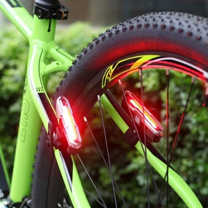 Luz Trasera <span class=keywords><strong>Led</strong></span> para Bicicleta Lista para Enviar, Lámpara de Ciclismo para Bicicleta de Montaña de 120 Lúmenes, Luz Delantera y Trasera Recargable por USB con Batería de Litio - Product Image 6