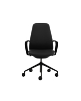 Chaise de bureau moderne en PU avec cadre en alliage d'aluminium, dossier respirant, siège pivotant, hauteur réglable, confortable pour la maison et l'étude