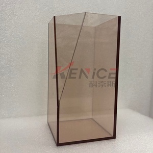 Großhandel Maßgefertigte Acryl-Vase Tischaufsatz Unregelmäßiger Langlebiger PMMA-Ständer Display für Blumenläden - Product Image 5