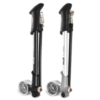 Pompe à air pour vélo miniature portable en gros, 300 psi, en alliage d'aluminium, valve Schrader, haute pression, pompe à air pour vélo de montagne, pompe à amortisseur psi